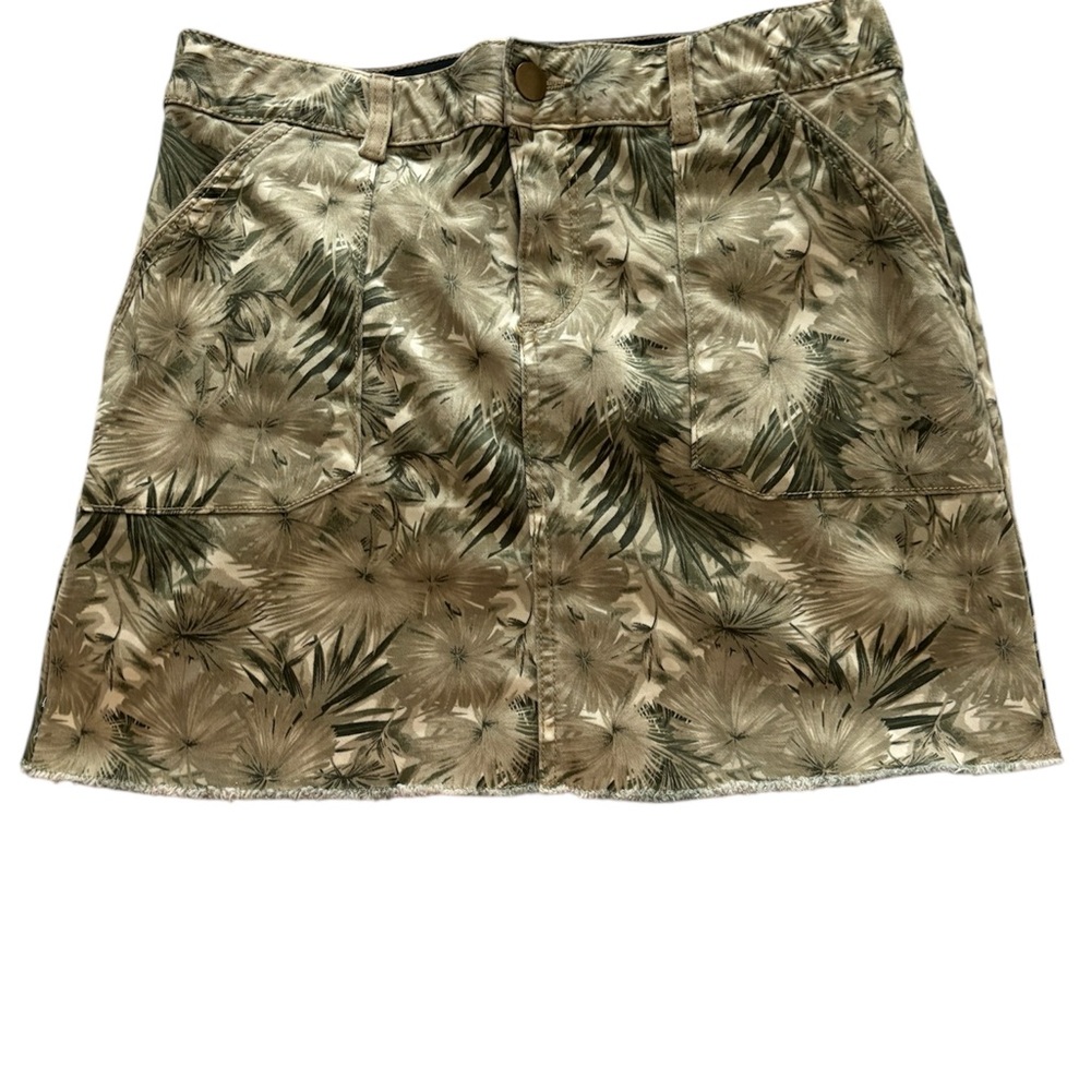 Versona Multicolored Mini Skirt Casual Resort Wear